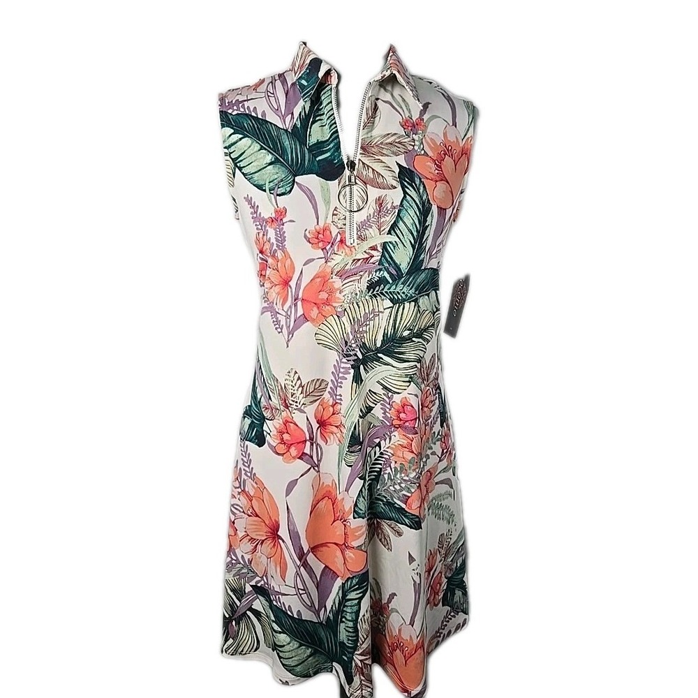 Cocomo Floral‎ Stretch Knit Sleeveless Dress Size Small